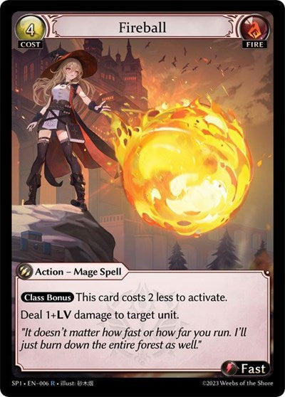 Fireball - 006 - Rare - Supporter Pack 1