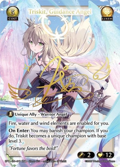 Triskit, Guidance Angel - 017 - Collector Super Rare - Supporter Pack 1