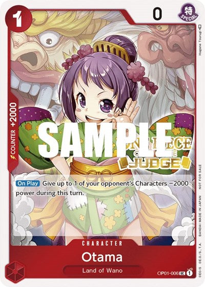 Otama (Judge) - OP01-006 - Promo - One Piece Promotion Cards