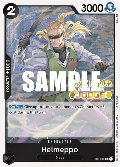 Helmeppo (Judge) - ST06-010 - Promo - One Piece Promotion Cards