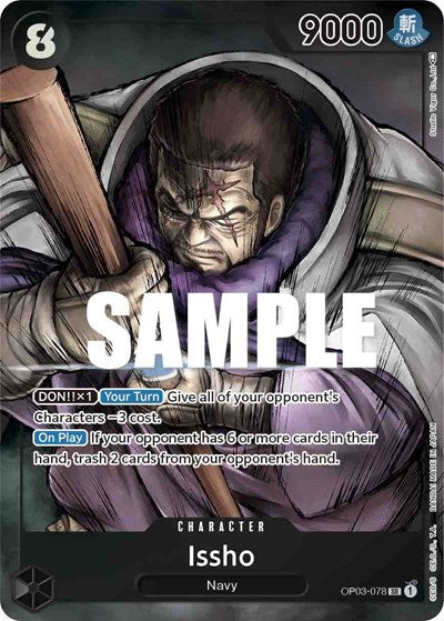 Issho - OP03-078 - Super Rare (Alternate Art) - Pillars of Strength