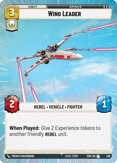 Wing Leader - SOR - 499 - Uncommon - Hyperspace