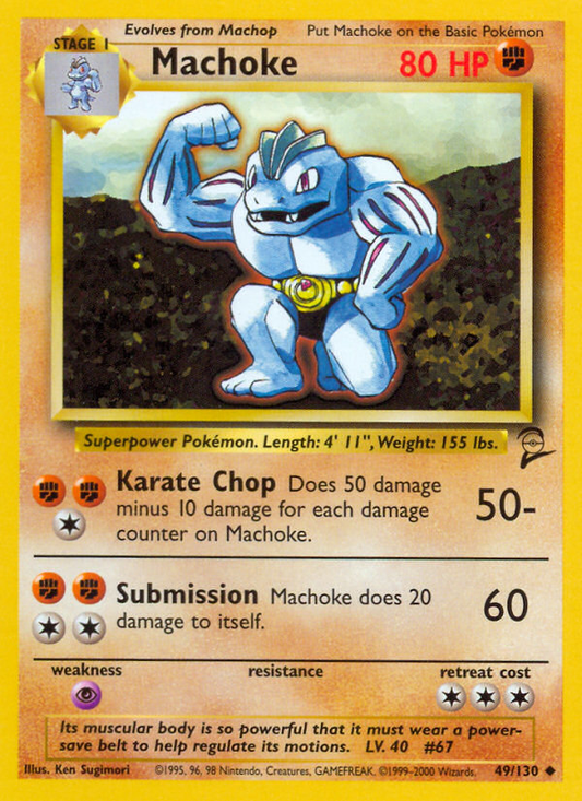 Machoke - 049/130 - Base Set 2