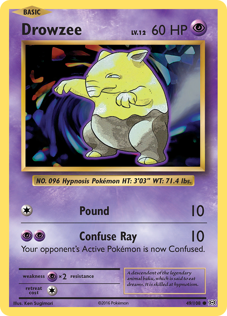 Drowzee - 049/108 - Evolutions