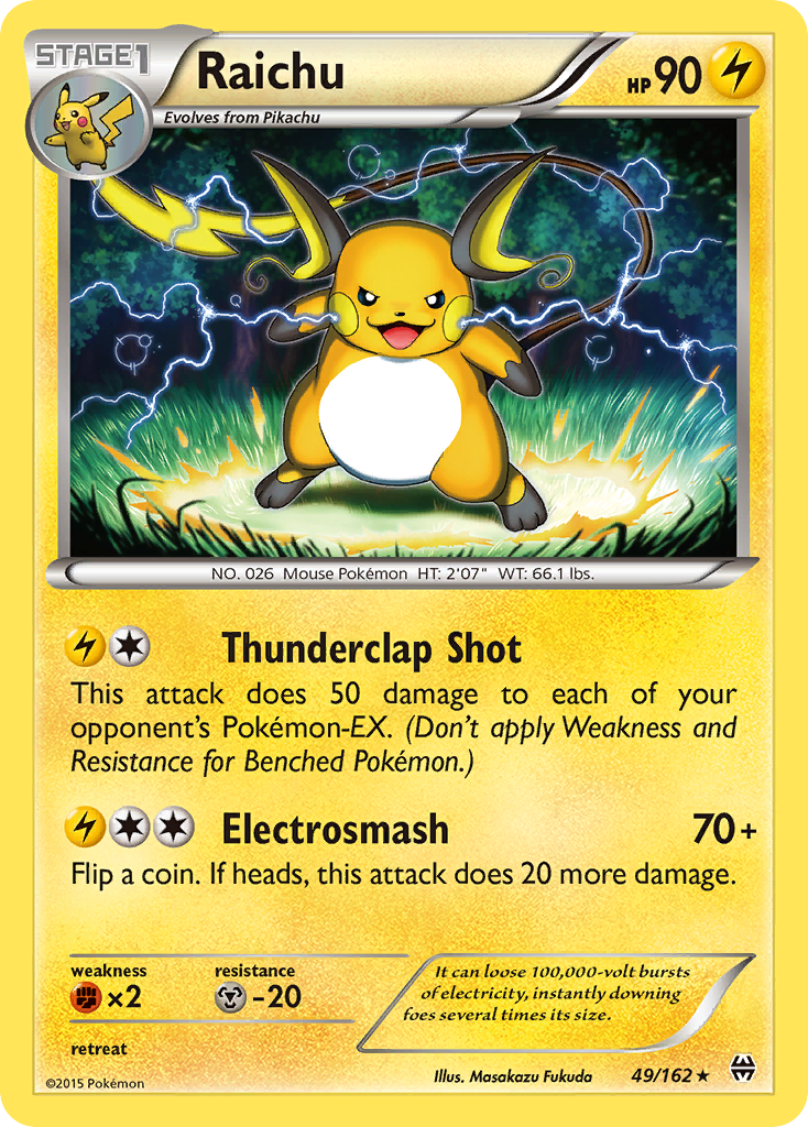 Raichu - 049/162 - BREAKthrough