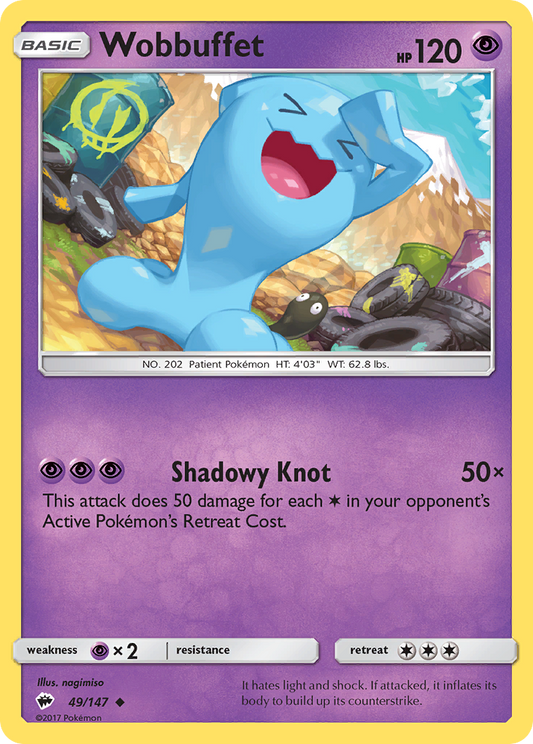 Wobbuffet - 049/147 - Burning Shadows