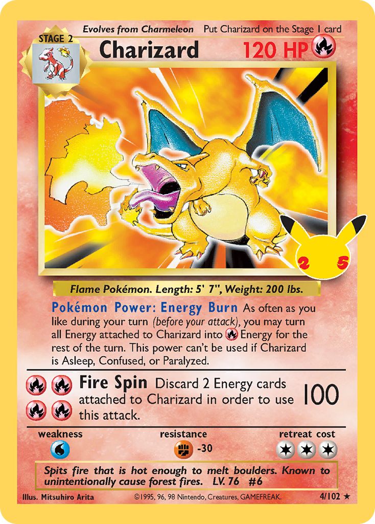 Charizard - 04/25 - Celebrations: Classic Collection