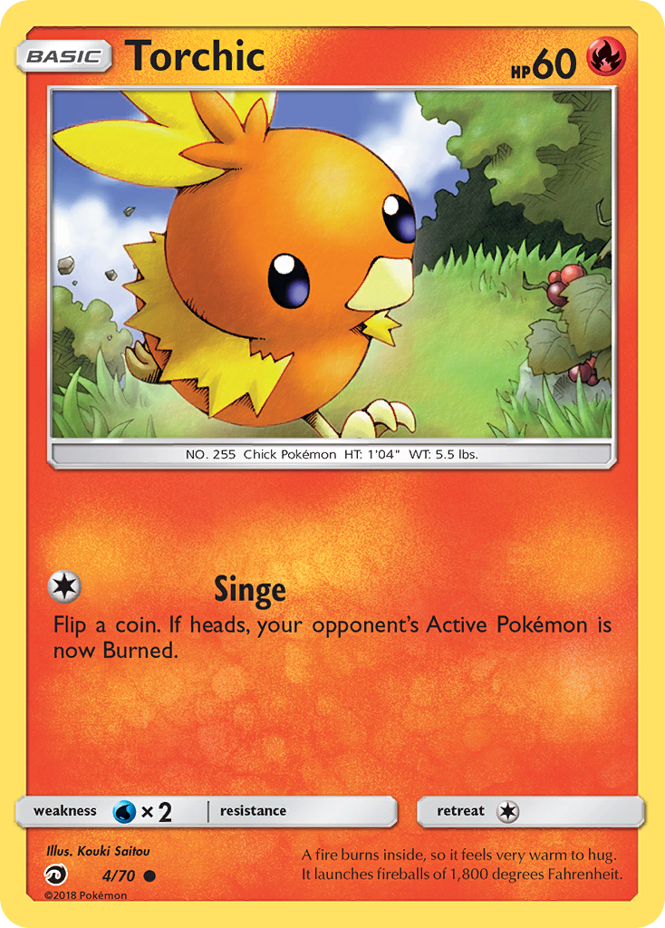 Torchic - 04/70 - Dragon Majesty