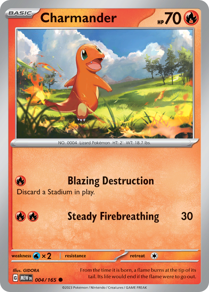 Charmander - 004/165 - 151