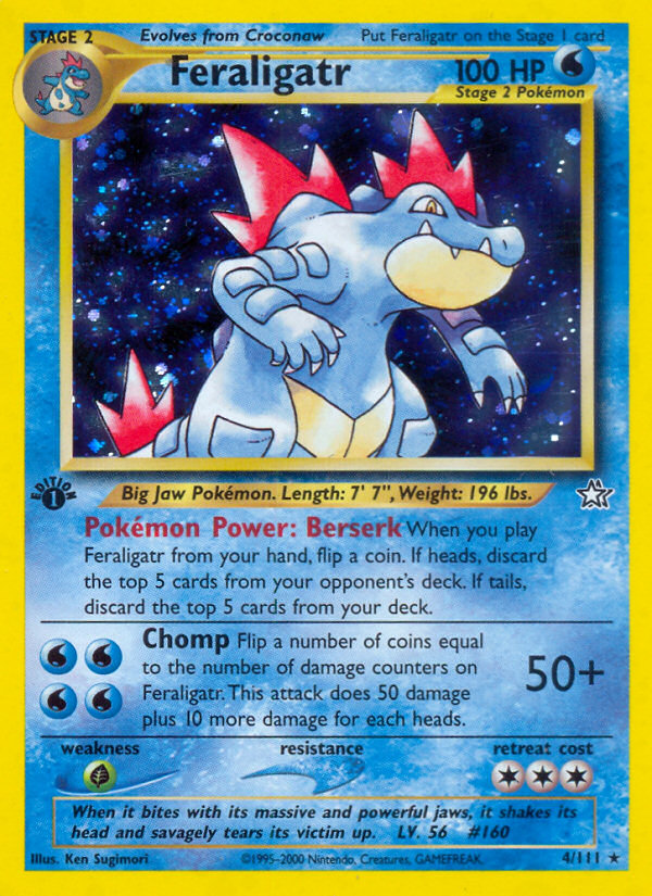 Feraligatr - 004/111 - Neo Genesis