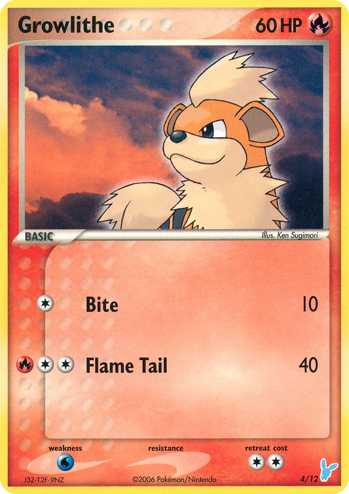 Growlithe - 04/12 - EX Trainer Kit 2 Minun