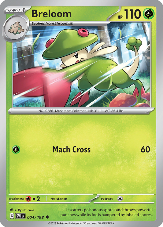 Breloom - 004/198 - Scarlet & Violet