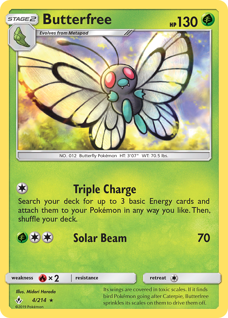 Butterfree - 004/214 - Unbroken Bonds