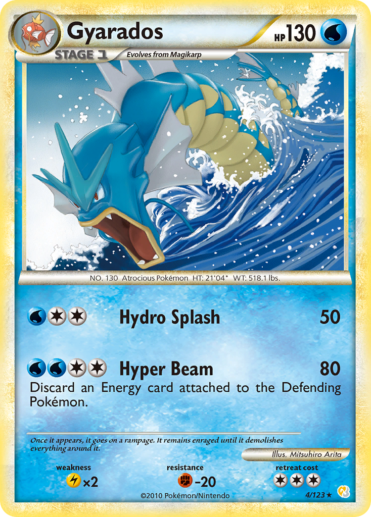 Gyarados - 004/123 - HeartGold & SoulSilver