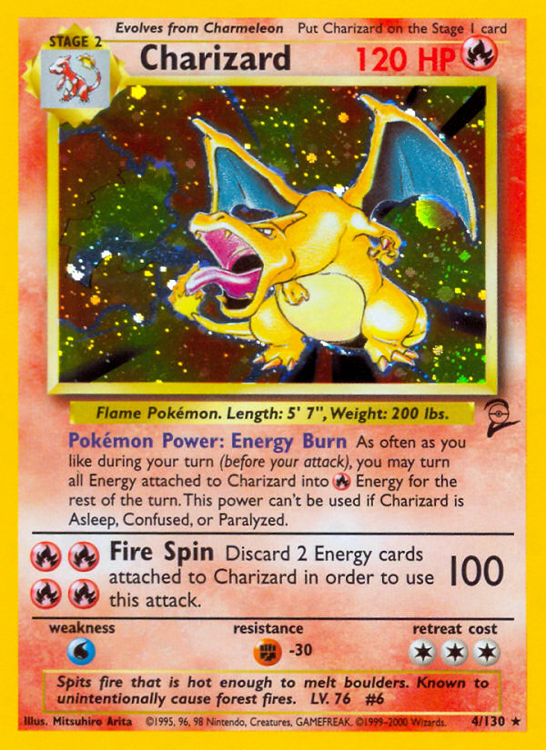 Charizard - 004/130 - Base Set 2