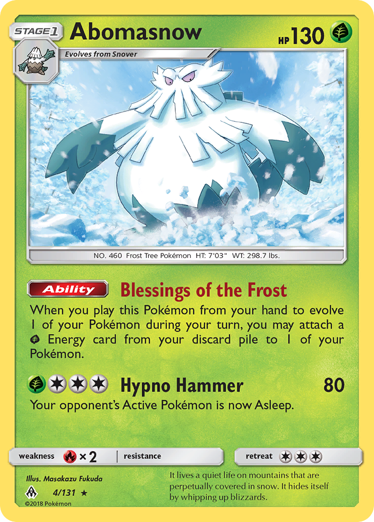 Abomasnow - 004/131 - Forbidden Light