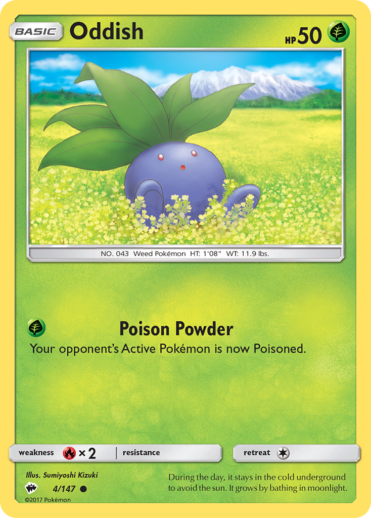 Oddish - 004/147 - Burning Shadows