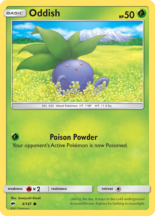 Oddish - 004/147 - Burning Shadows