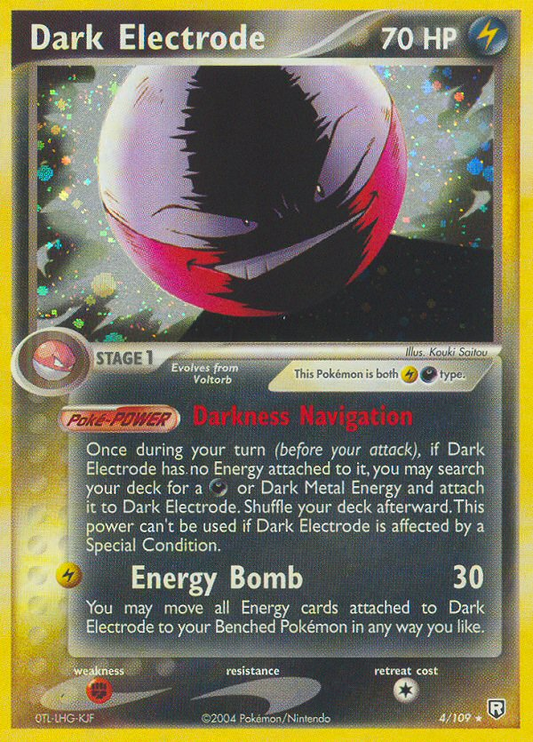 Dark Electrode - 004/109 - Team Rocket Returns