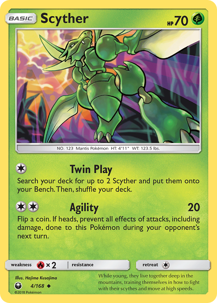 Scyther - 004/168 - Celestial Storm