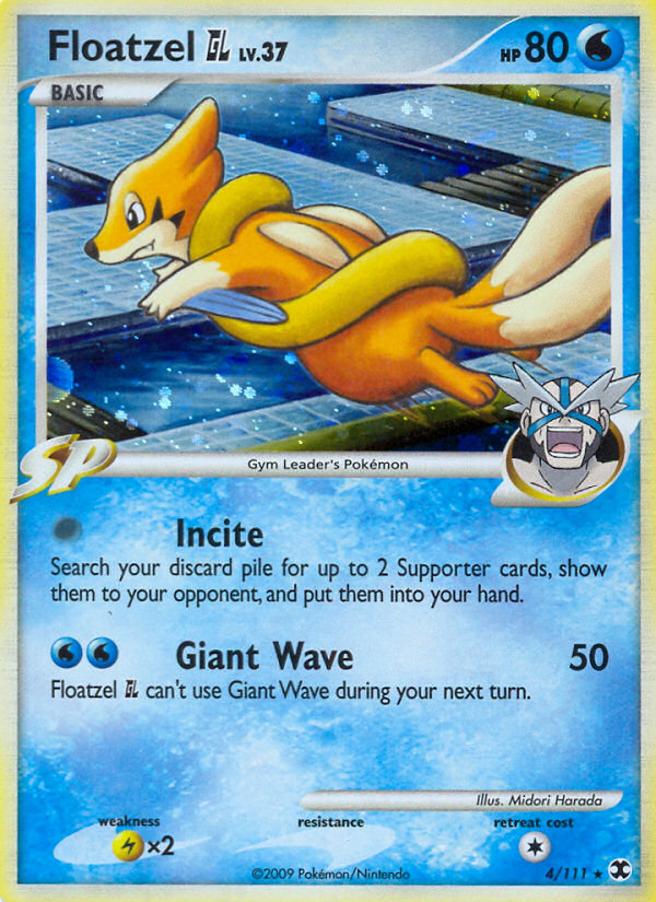 Floatzel GL - 004/111 - Rising Rivals