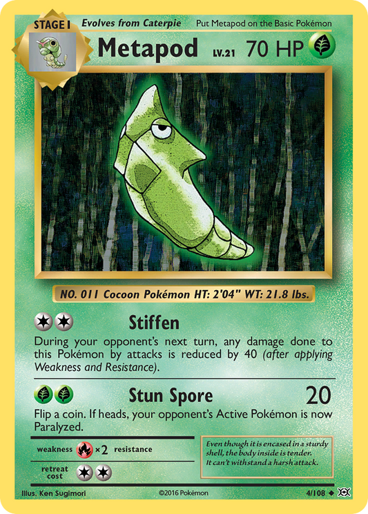 Metapod - 004/108 - Evolutions