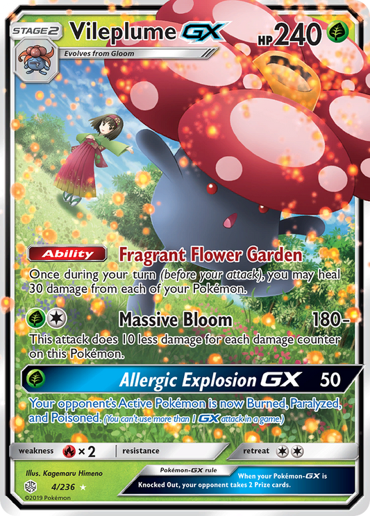 Vileplume-GX - 004/236 - Cosmic Eclipse