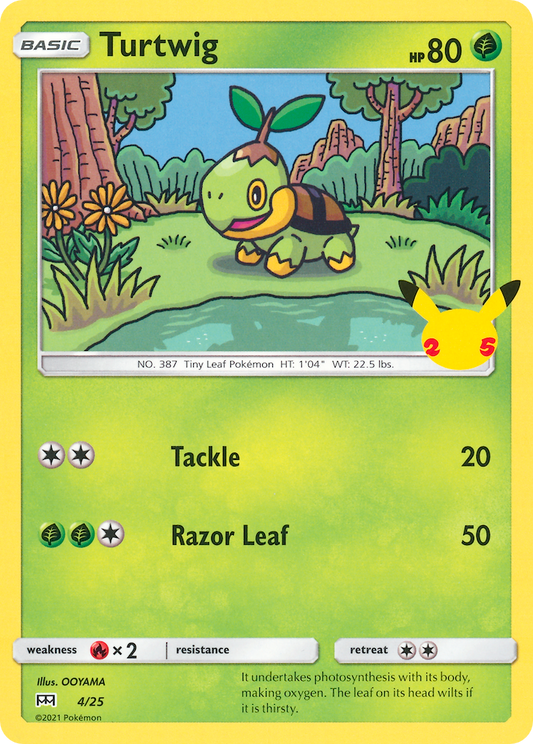 Turtwig - 04/25 - McDonald's Collection 2021