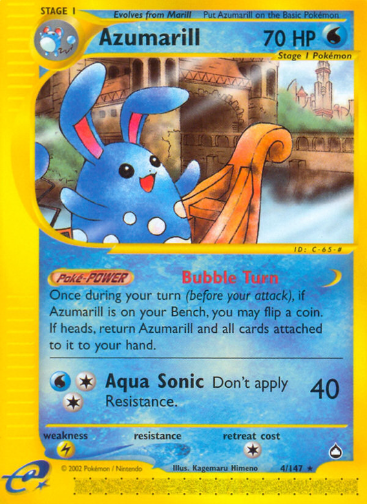 Azumarill - 004/147 - Aquapolis