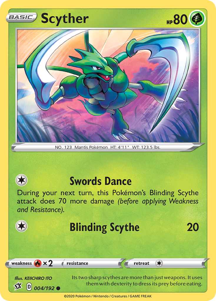 Scyther - 004/192 - Rebel Clash