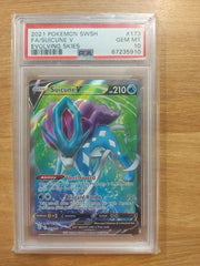 2021 Pokemon SWSH Fa/Suicune V - Evolving Skies PSA 10