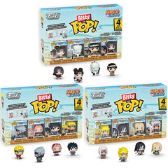 Naruto Funko Bitty Pop! Mini-Figure 4-Pack Case of 12