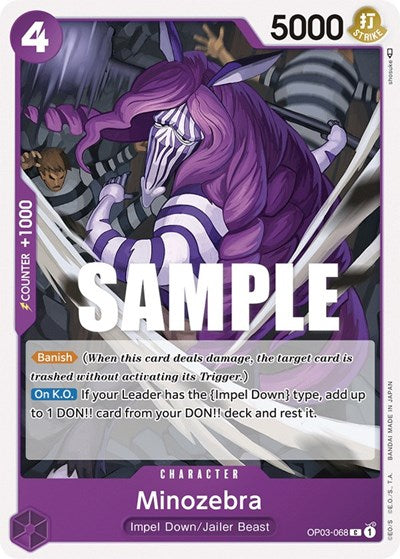 Minozebra - OP03-068 - Common - Pillars of Strength