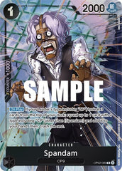 Spandam - OP03-086 - Rare (Alternate Art) - Pillars of Strength