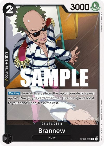 Brannew - OP03-089 - Rare - Pillars of Strength