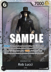 Rob Lucci - OP03-092 - Super Rare - Pillars of Strength