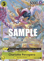 Charlotte Perospero - OP03-113 - Super Rare (Alternate Art) - Pillars of Strength