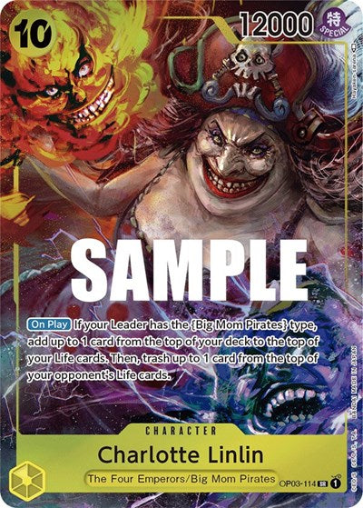 Charlotte Linlin - OP03-114 - Super Rare (Alternate Art) - Pillars of Strength