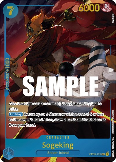 Sogeking - OP03-122 - Secret Rare (Alternate Art) - Pillars of Strength
