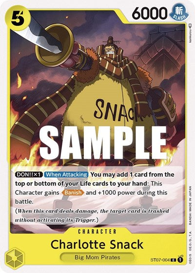Charlotte Snack - ST07-004 - Common - ST-07: Starter Deck 7 Big Mom Pirates