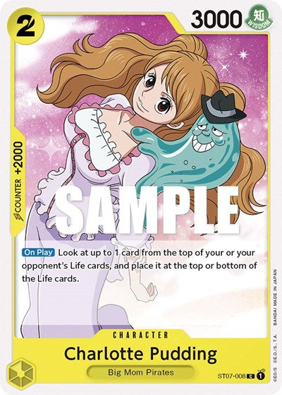 Charlotte Pudding - ST07-008 - Common - ST-07: Starter Deck 7 Big Mom Pirates