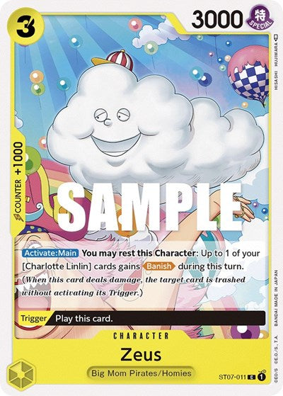 Zeus - ST07-011 - Common - ST-07: Starter Deck 7 Big Mom Pirates