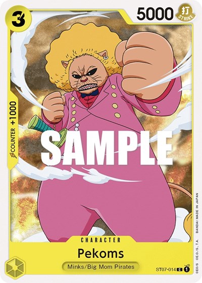 Pekoms - ST07-014 - Common - ST-07: Starter Deck 7 Big Mom Pirates