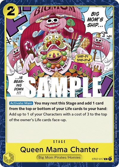 Queen Mama Chanter - ST07-017 - Common - ST-07: Starter Deck 7 Big Mom Pirates