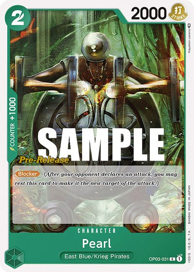 Pearl - OP03-031 - Common - Pillars of Strength Pre-Release Cards