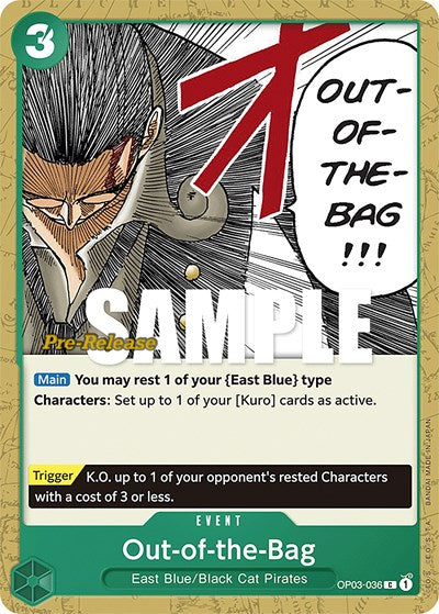 Out-of-the-Bag - OP03-036 - Common - Pillars of Strength Pre-Release Cards