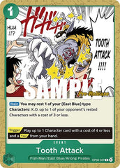 Tooth Attack - OP03-037 - Common - Pillars of Strength Pre-Release Cards