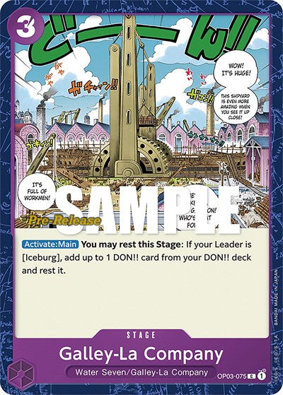 Galley-La Company - OP03-075 - Common - Pillars of Strength Pre-Release Cards