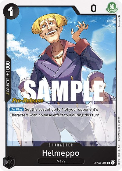 Helmeppo - OP03-091 - Common - Pillars of Strength Pre-Release Cards