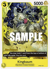 Kingbaum - OP03-100 - Common - Pillars of Strength Pre-Release Cards